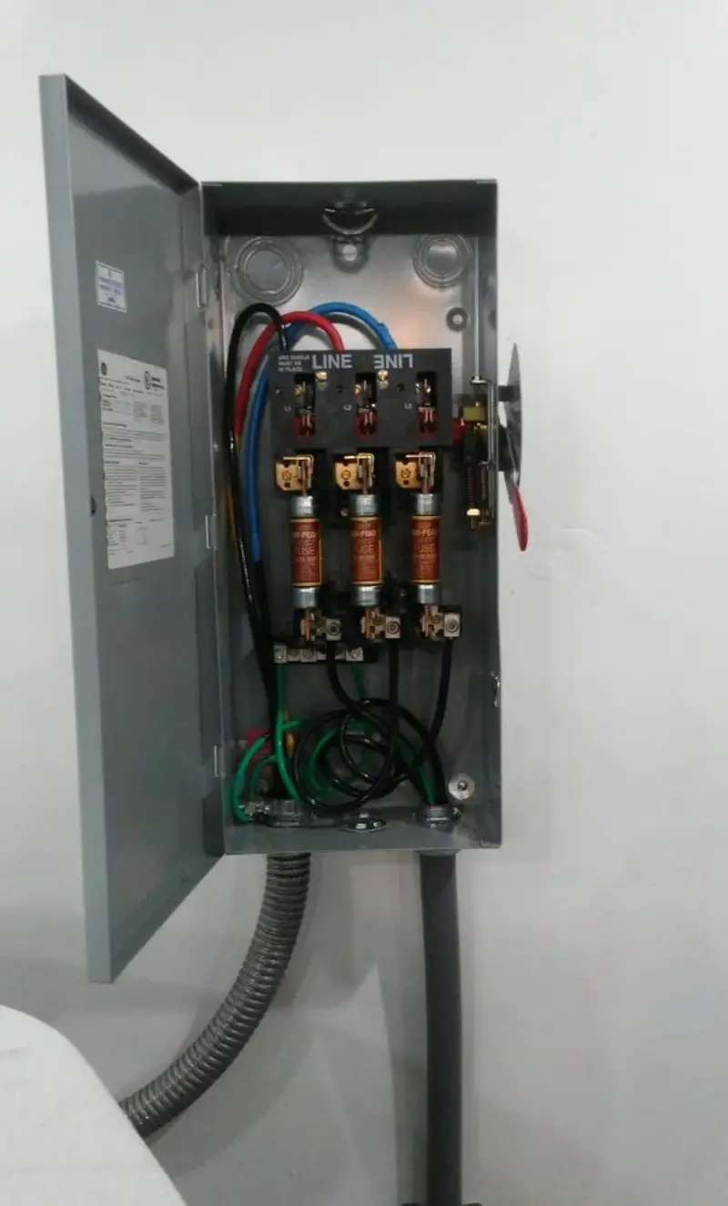 Three-phase disconnect switch installed for Electrical Wiring & Rewiring in Clarkston